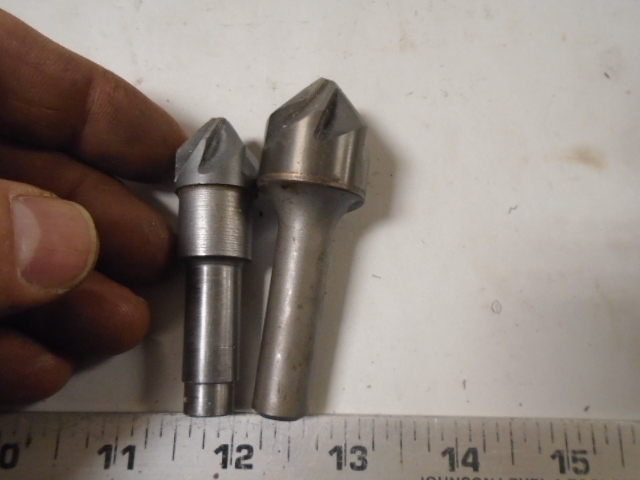 MACHINIST TOOLS LATHE MILL Machinist Lot 2 Solid Carbide Counter Sink Cutters D3
