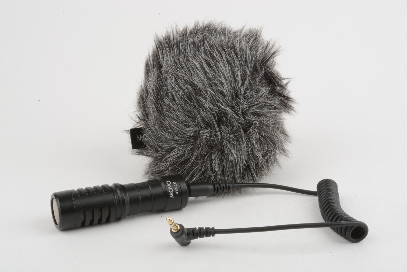 Movo VXR10 Cardioid Microphone w/ Cable, Shock Mount, Furry Windshield