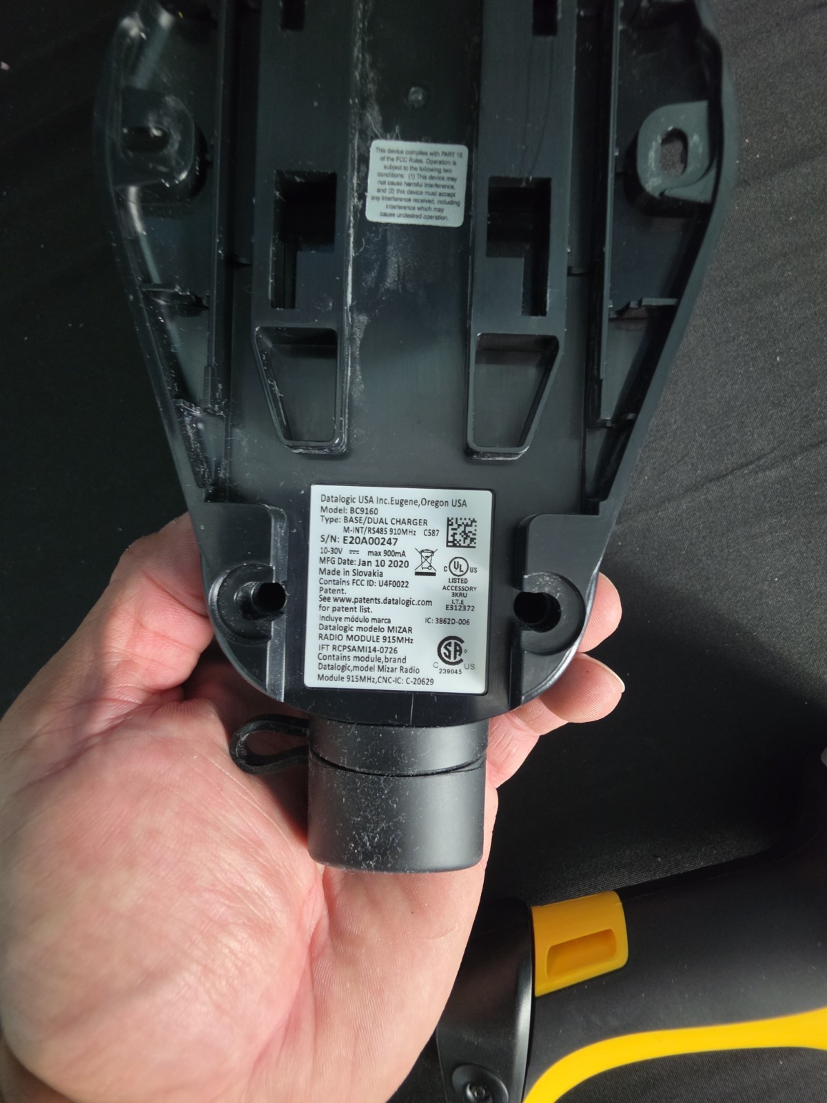Datalogic PowerScan PM9500 Handheld Industrial Wireless Barcode Scanner Base Kit