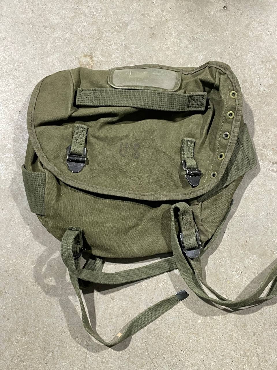 Vintage US Military Vietnam Era Canvas M1961 Combat Field Pack