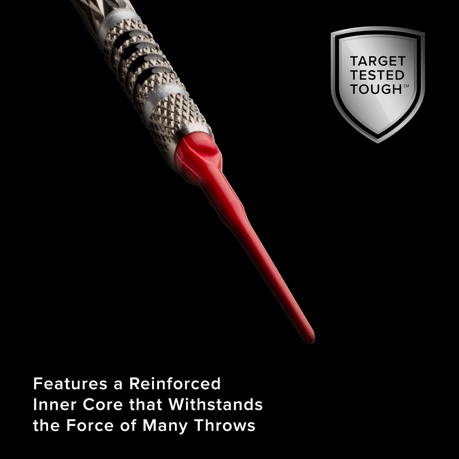 Viper Tufflex II 100 Pack Soft Tip Dart Points - Durable 2BA Replacement Tips