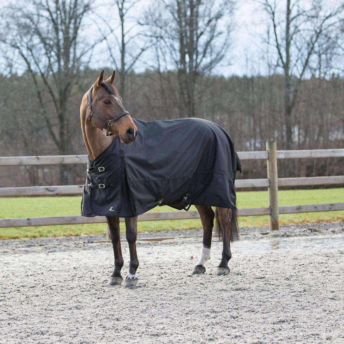 Horze Nevada 1200D Lightweight Waterproof Horse Turnout Rain Sheet No - - 75 In