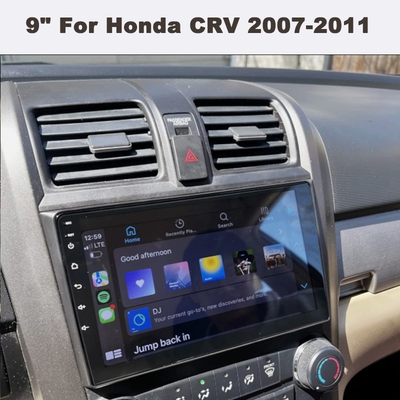 For Honda CRV CR-V 2007-2011 2+32GB Apple Carplay Android Car Radio Head Unit