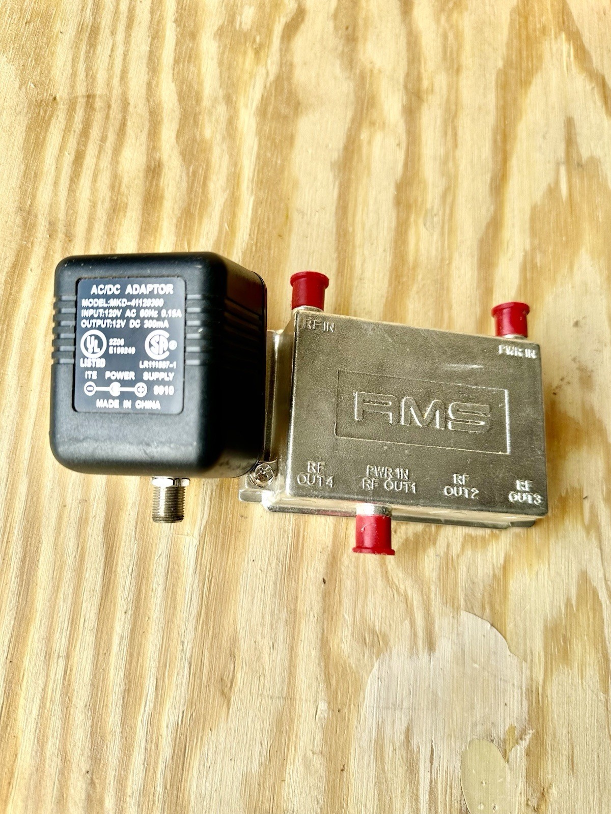 RMS Drop Amplifier Model RDA1, New Open Box, Untested, W/Pre Owned Power Supply