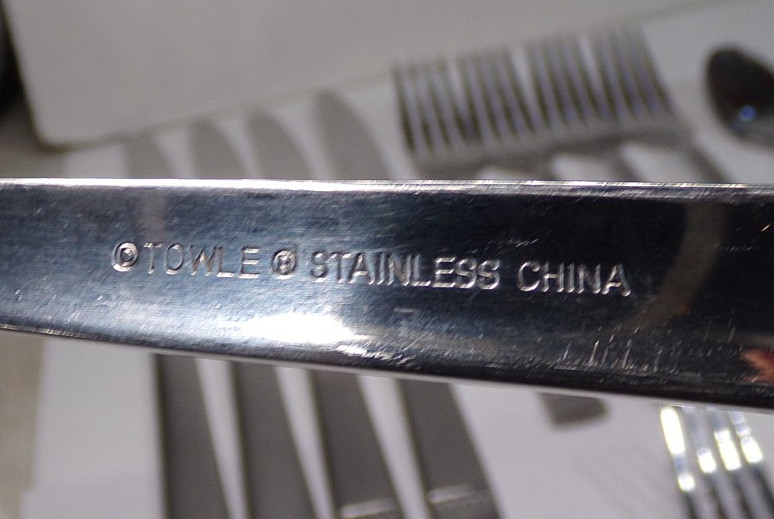 Towle Camridge JENNA MIRROR Stainless Flatware - 4 place settings 20pcs NICE!