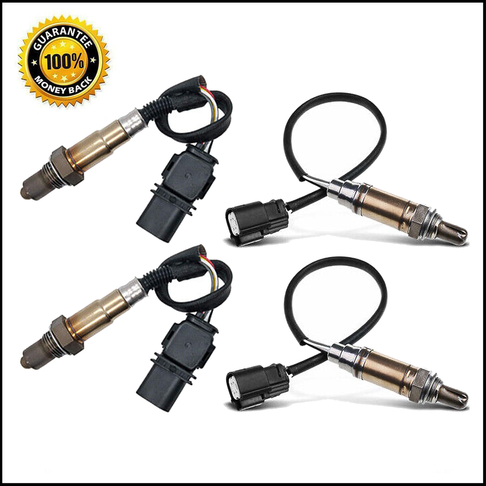 4PCS Up &Downstream Oxygen Sensor For Ford F-250 F-350 Super Duty 6.2L 2012-2016