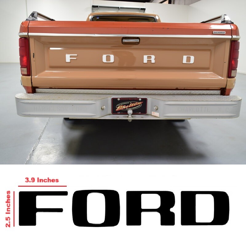 1970 1980 Ford Tailgate Decal Die Cut Vinyl Emblem Sticker