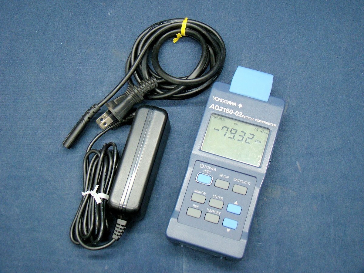 YOKOGAWA AQ2160-02 SU1005A Optical Power Meter Fiber Optic Tester OEM Rare