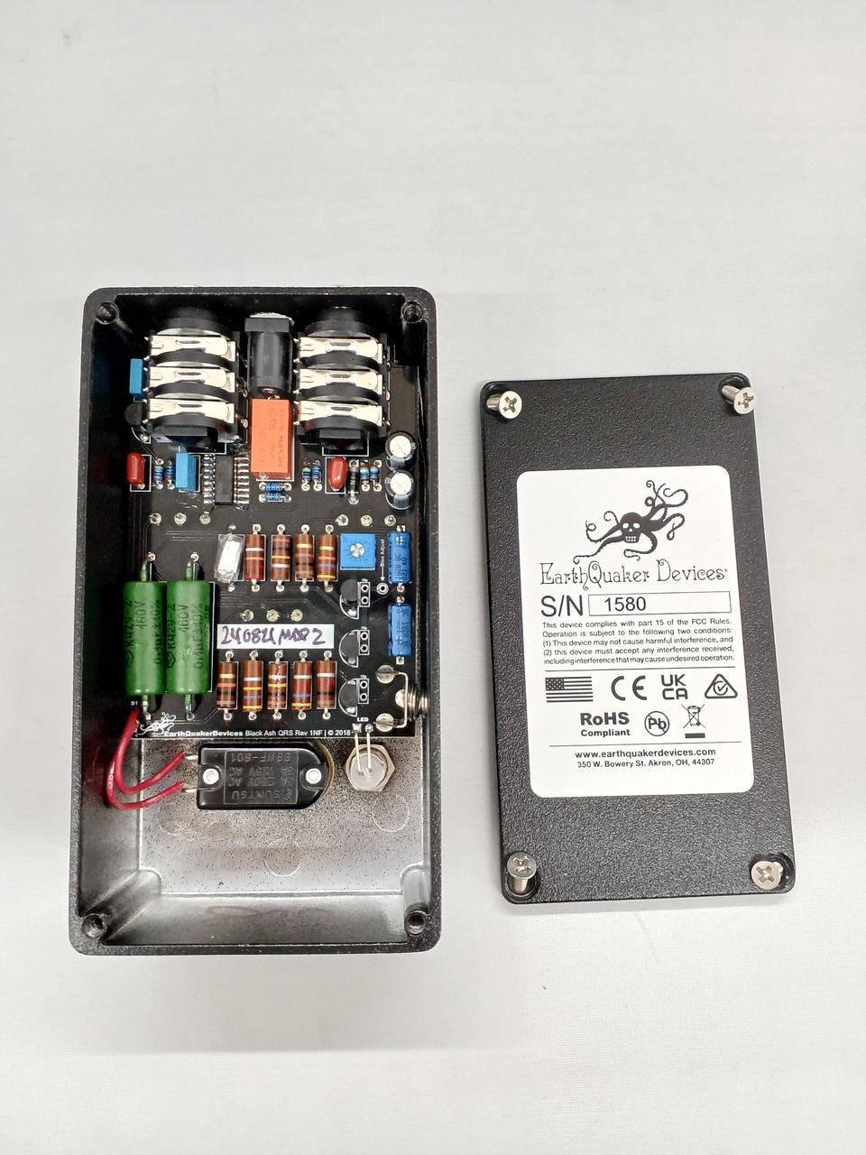EarthQuaker Devices Black Ash Fuzz Pedal