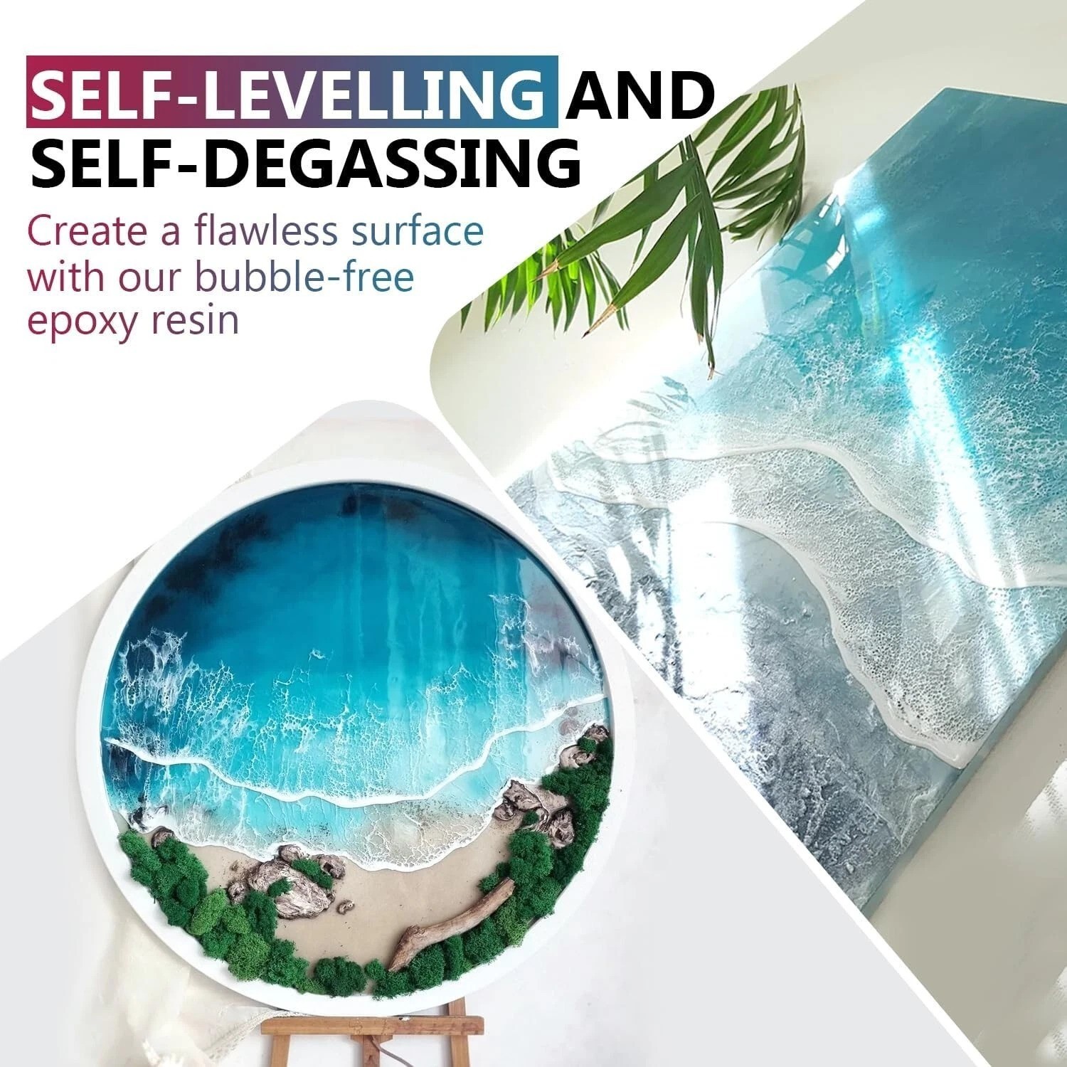High Gloss Epoxy Resin – Versatile 2 Gallon Craft Kit for Professional Artists
