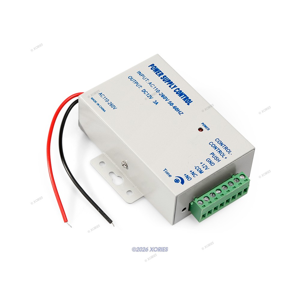 DIY Intercom System Accessories Power Supply Remote NO Electric Lock Exit Button