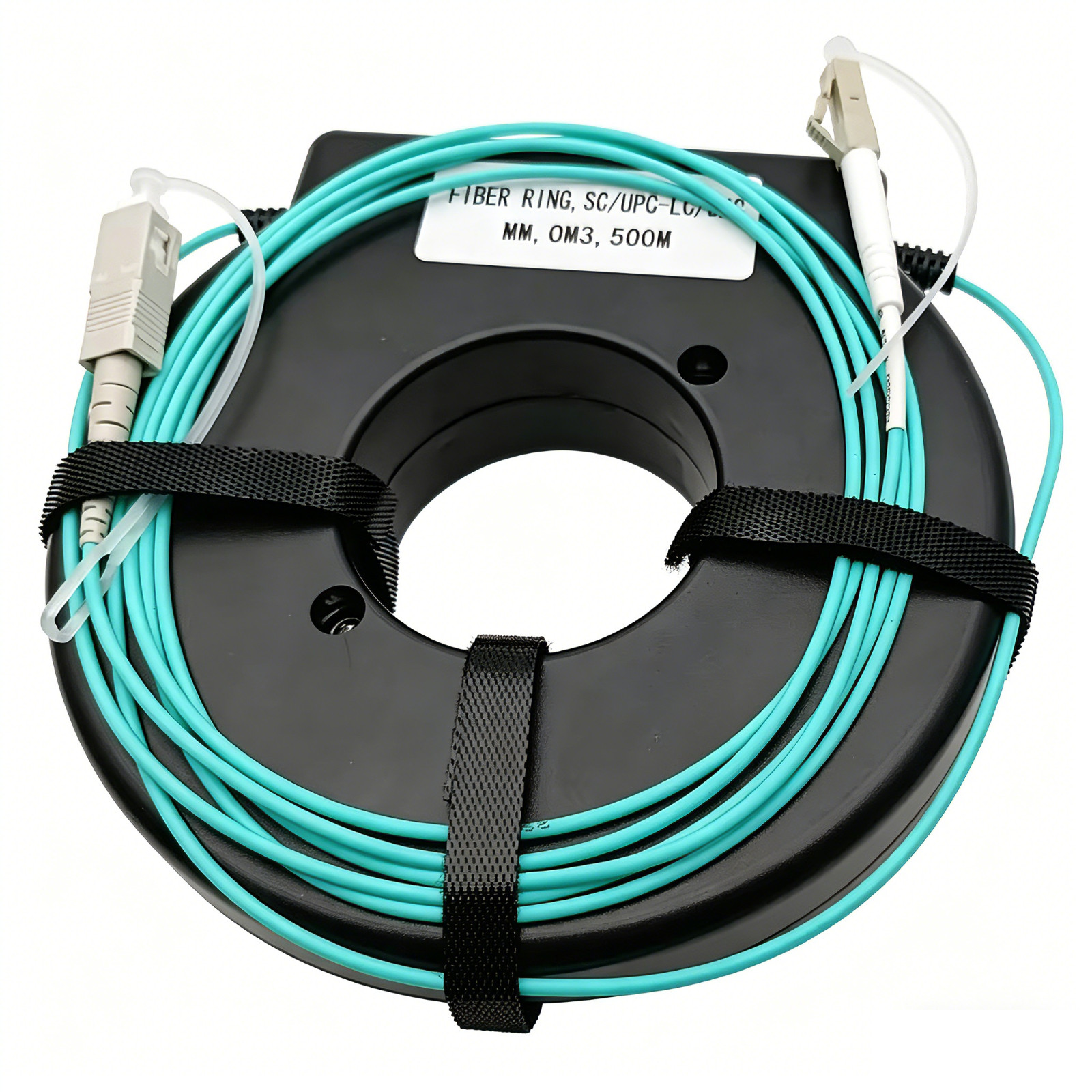 150M-1KM Mini Fiber Ring OTDR Launch Cable Box MM OM3 SC/FC/LC/ST Connector Test
