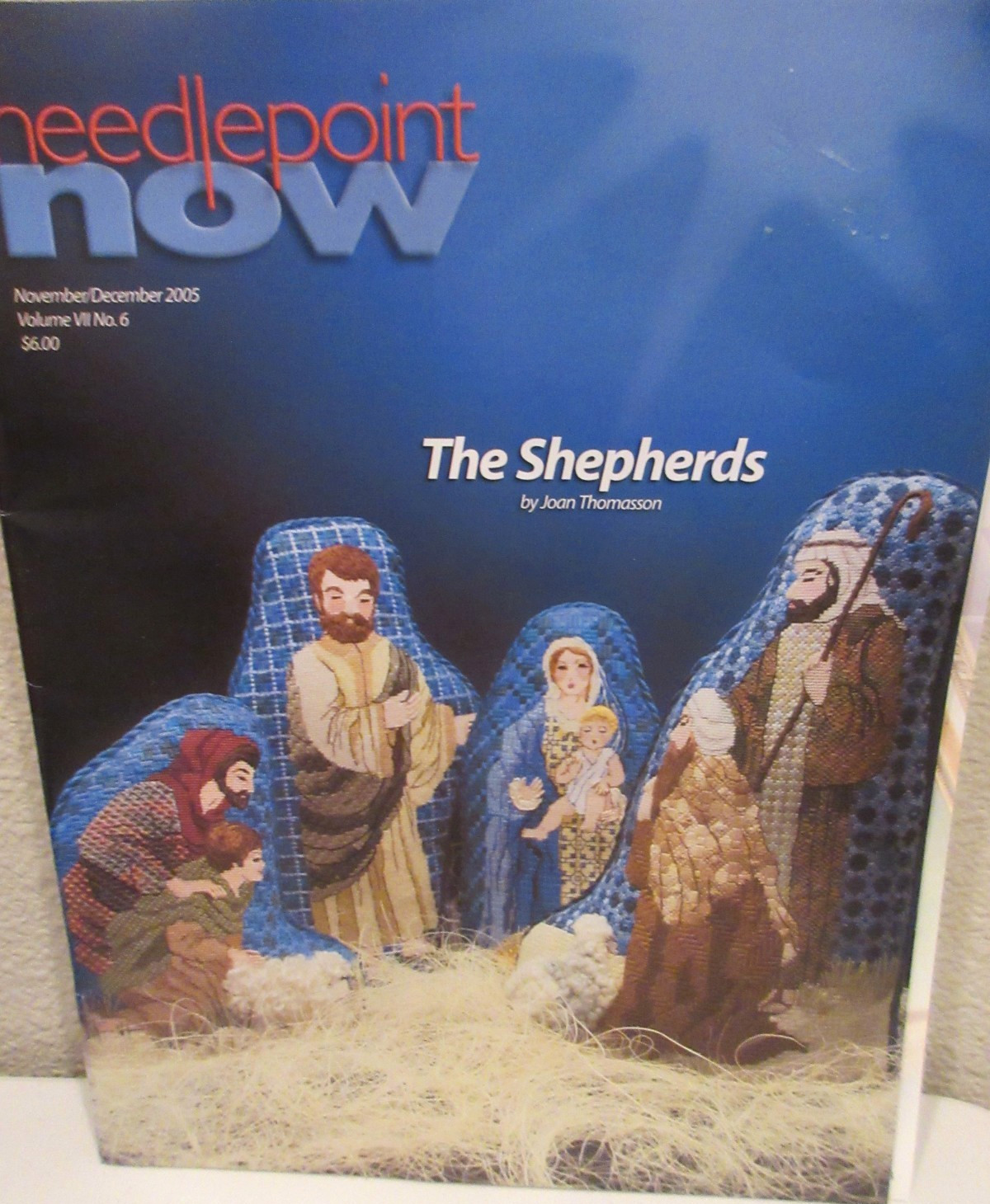 Needlepoint Now Magazine NOV/DEC 2005 Vol VII #6 Back Issue Pat Mazu