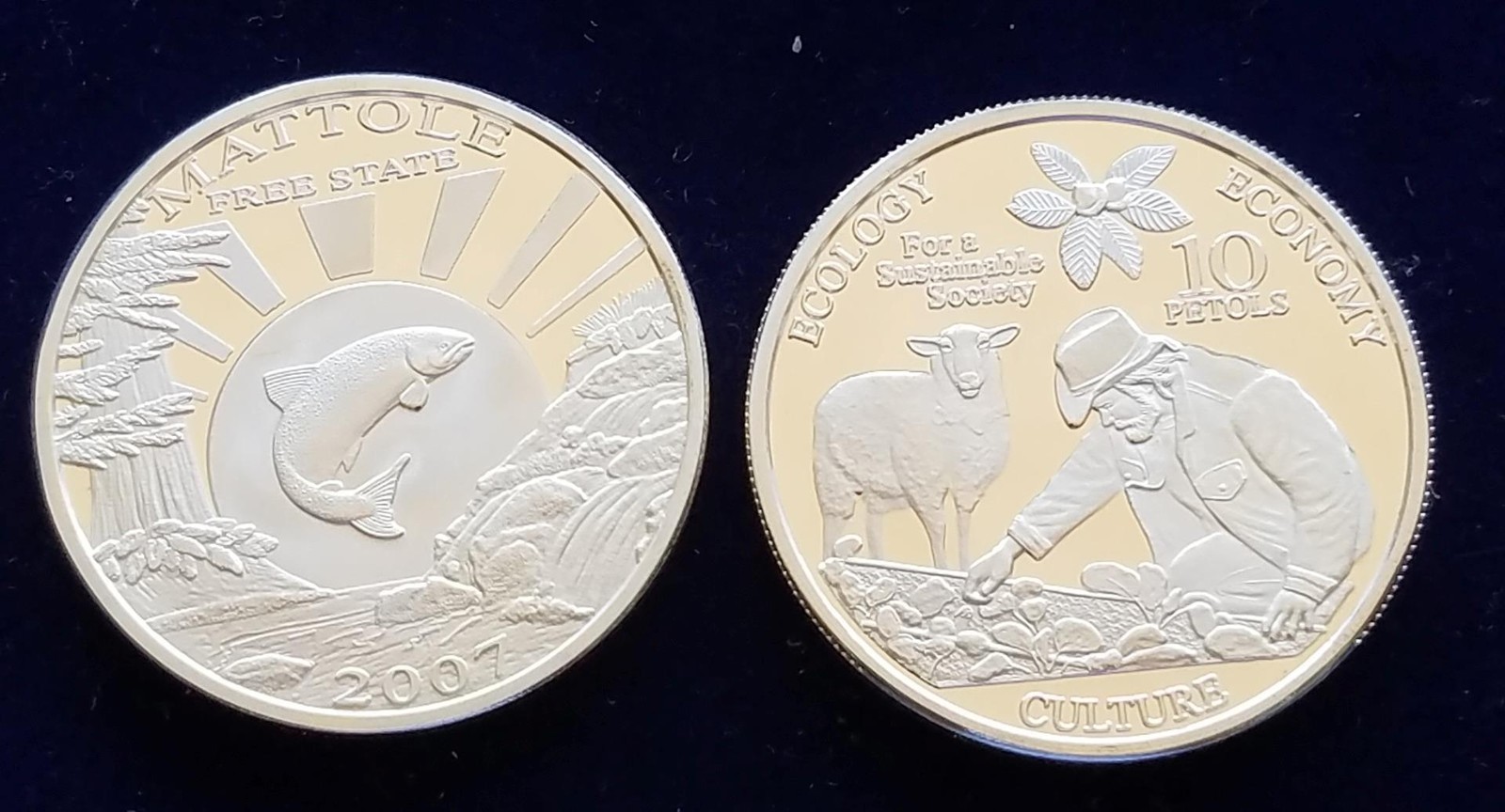 2007 Mattole Free State | .999 Silver 1oz Round | Ecology, Economy, Culture
