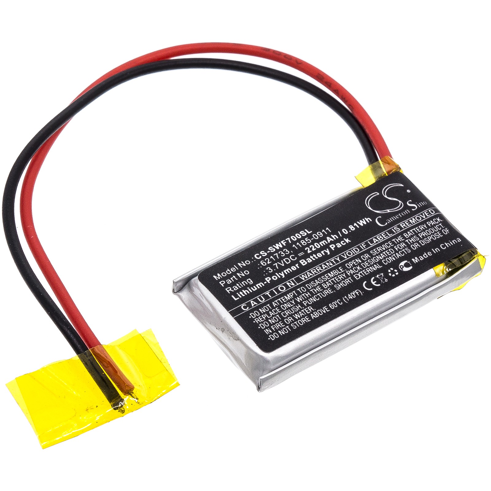 Battery for Sony WF-C500 Charging Case,WF-SB700 Charging Case,WH-CH510，1185-0911