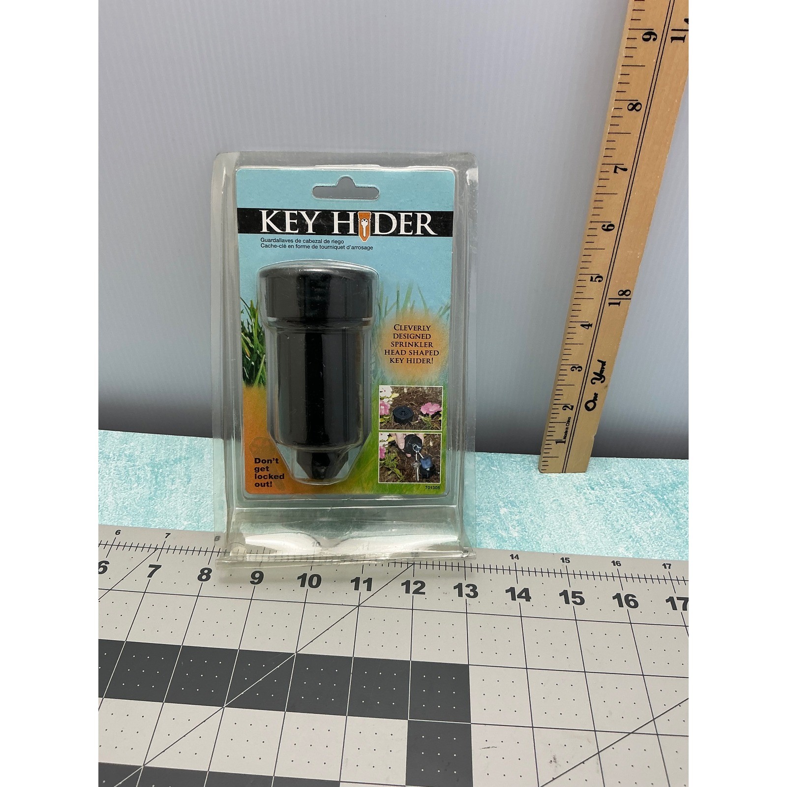 Key Hider Cleverly Designed Sprinkler Head Shaped Safe Hide a Key New