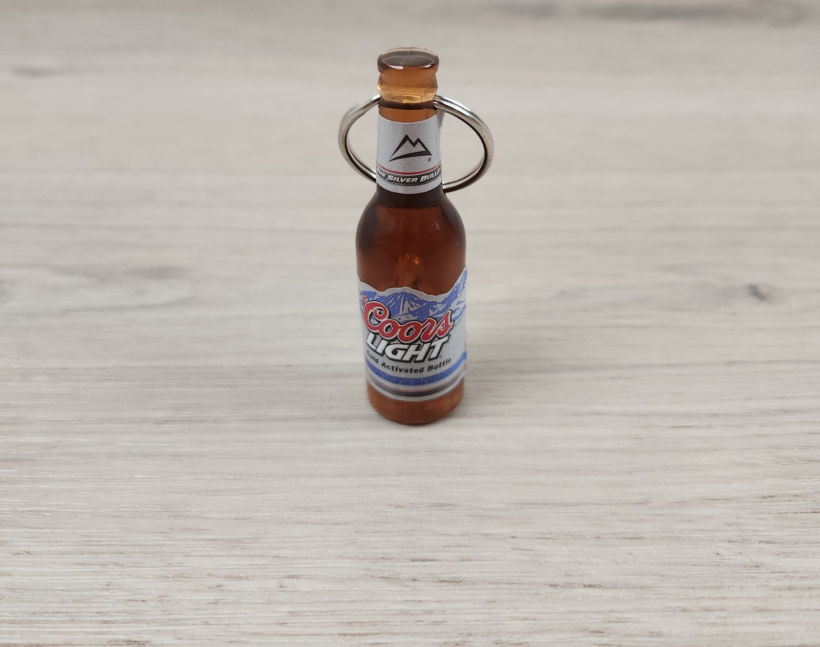 Coors Light Bottle Opener Keychain 3" Plastic