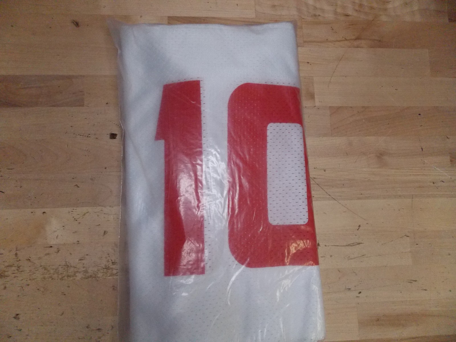 9 – Standard GOLF Grommet Flags 10-18 RED /WHITE  VENTI KNIT w/ BRASS GROMMETS
