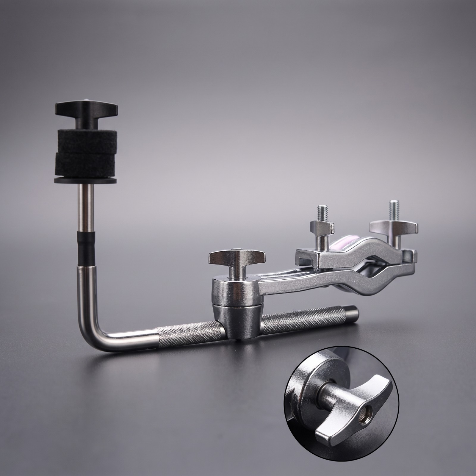 Drum Hardware Extension Clamp Sturdy Percussion Holder Space-Saving for