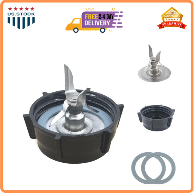for Oster Blender Replacement Parts Blender Ice Blade with Jar Base Cap...