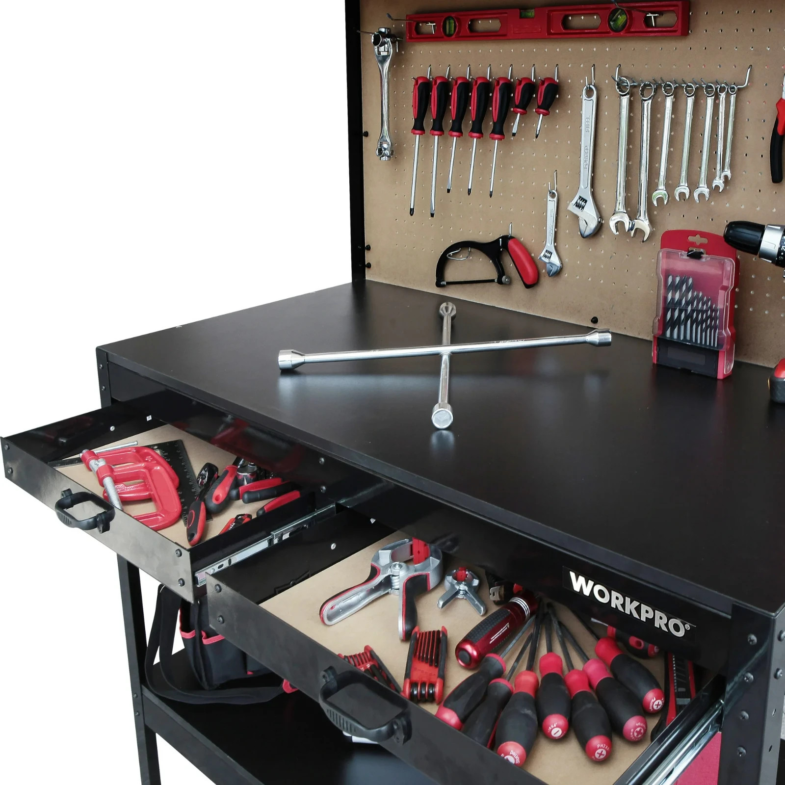 WORKPRO Multi-Purpose 48-inch Workbench with Work Light, 3302