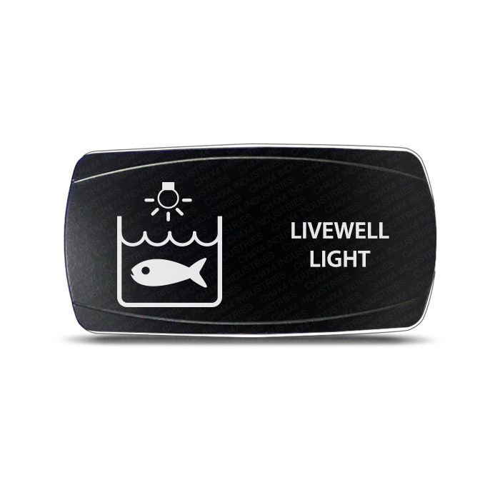 CH4X4 Marine Rocker Switch Livewell Lights Symbol 1