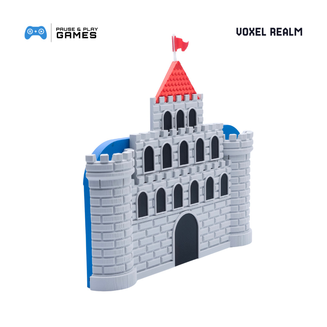 Switch 2 Dock Gaming Voxel Realm 8bit Castle Accessory