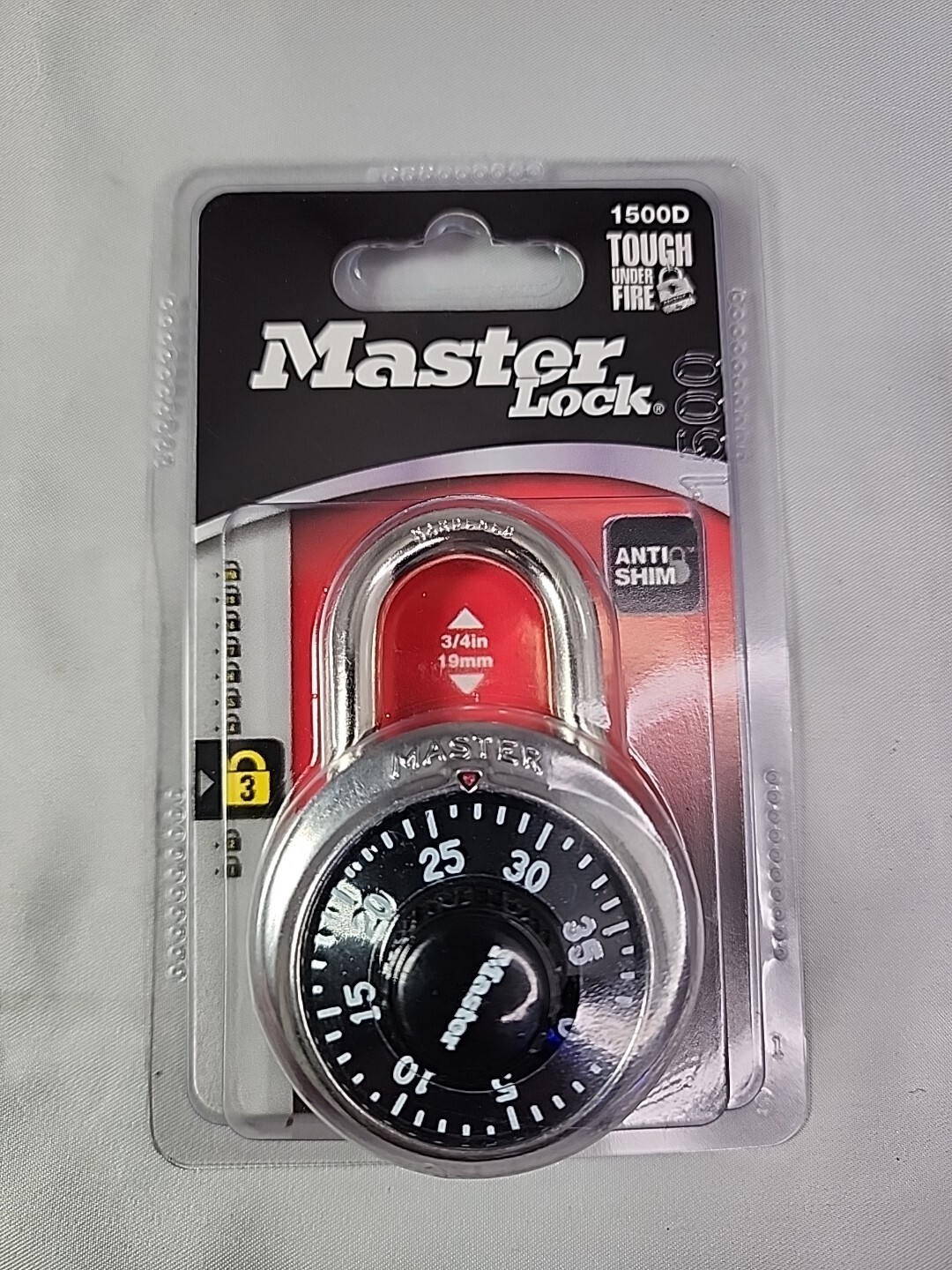 Master Lock Stainless Steel Locker Combo Combination Lock Anti Shim 1500D