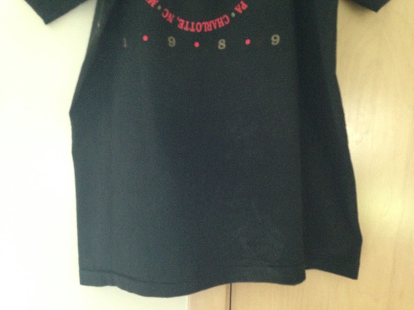 Grateful Dead 1989 FALL TOUR Vintage Shirt Warlocks Hampton Coliseum Miami RARE 