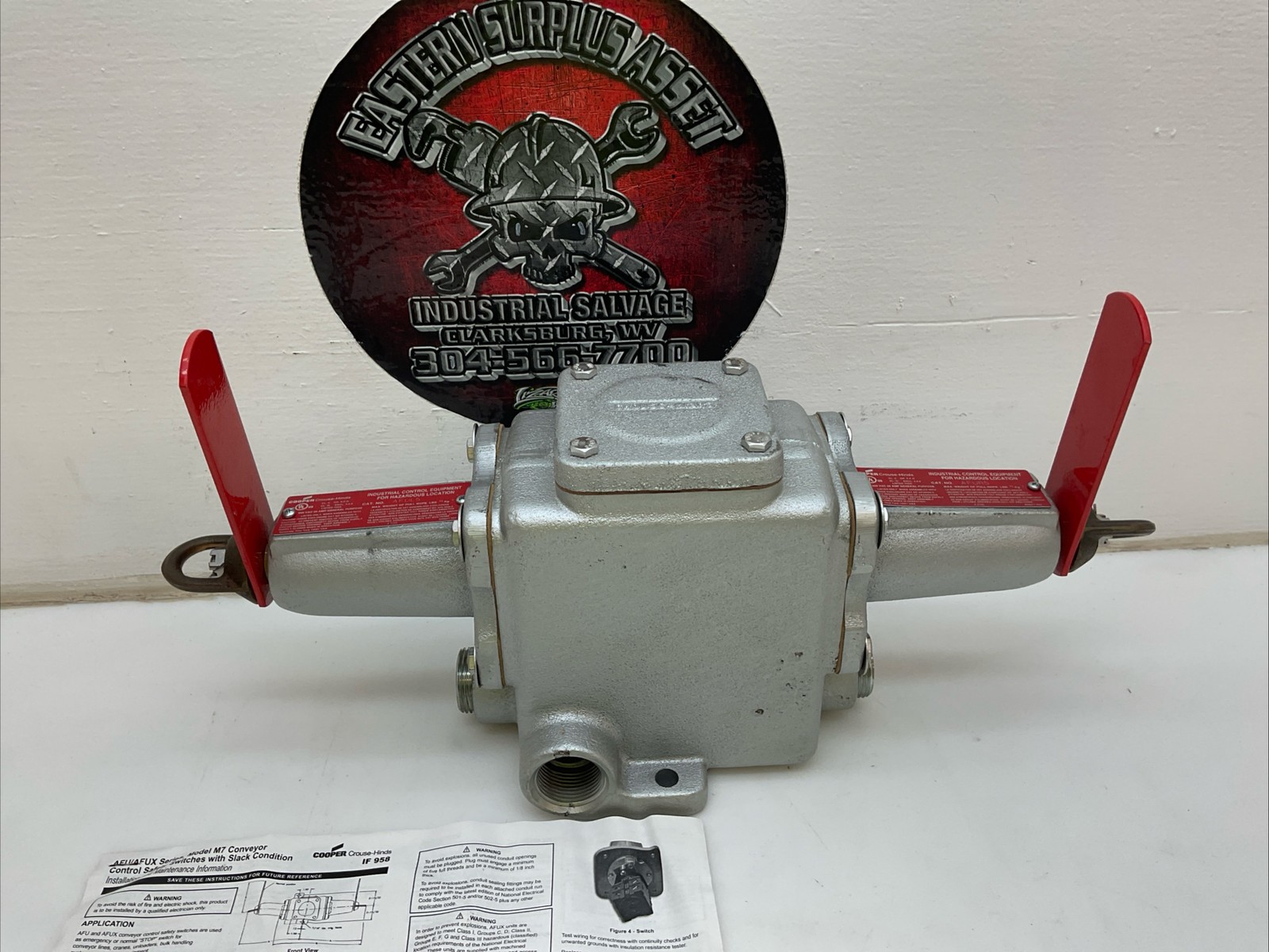 Cooper Cruise Hinds AFU033355 Double End Conveyor Control Switch NIB