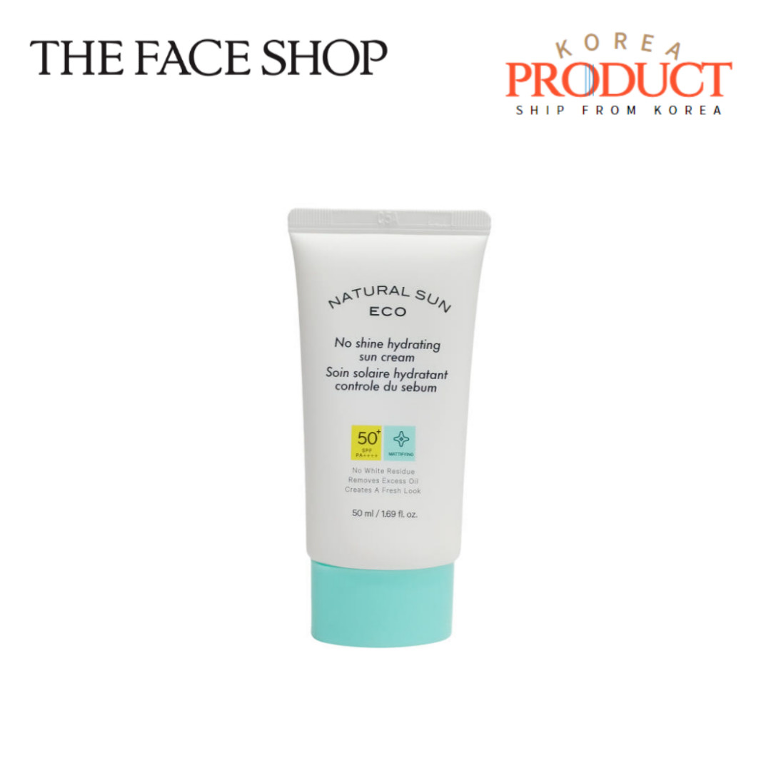THE FACE SHOP Natural Sun Eco No shine Hydrating Sun Cream 50ml SPF 50+ PA+++