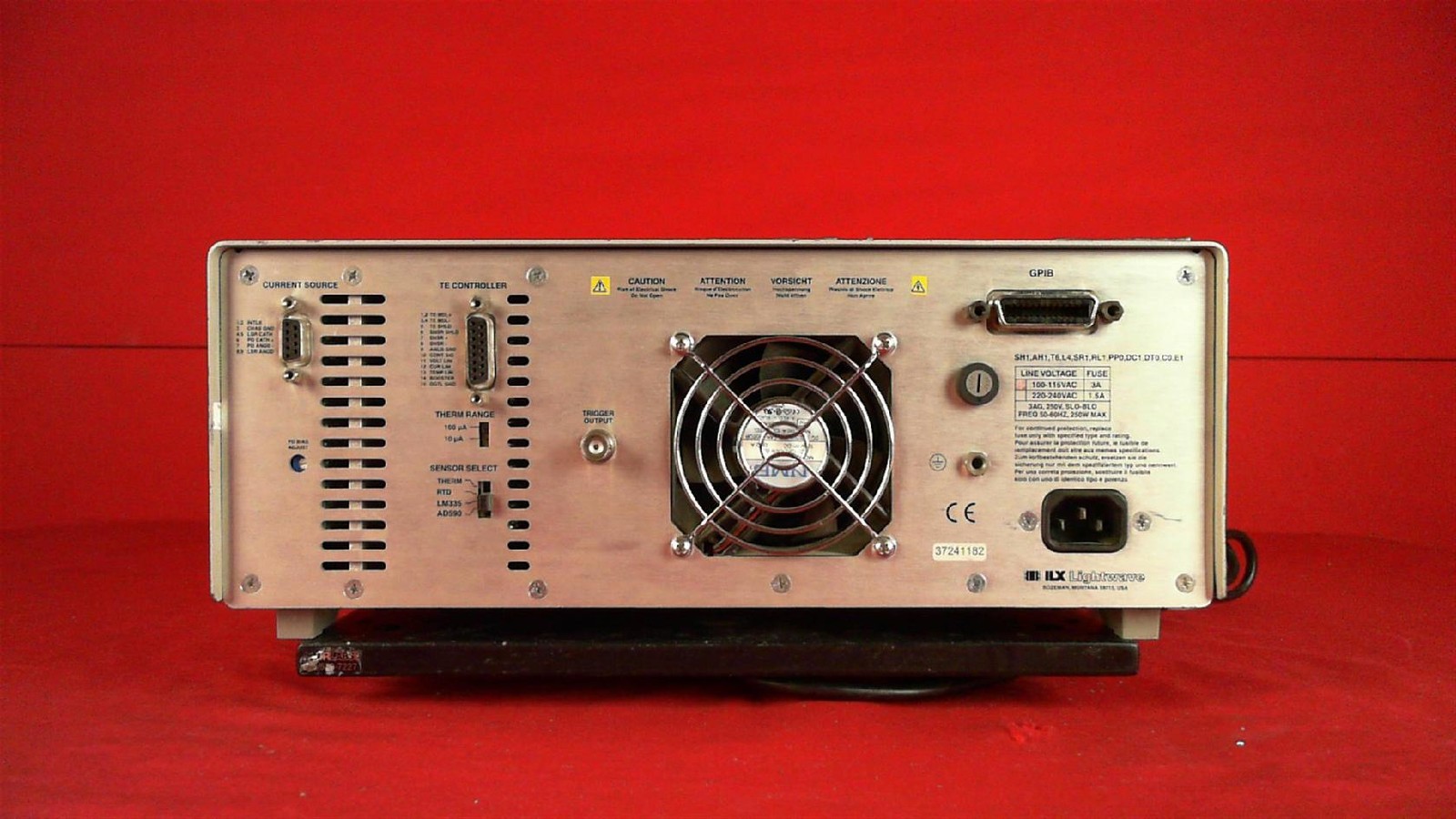 ILX Lightwave LDC3724 Laser Diode Controller, 200 / 500mA Current Source37241182