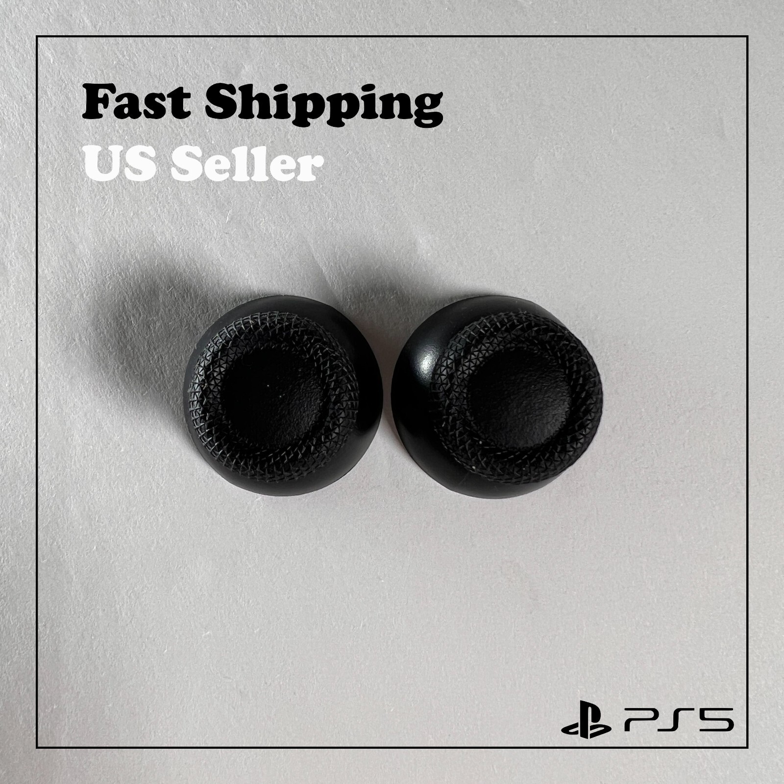 Playstation 5 PS5 Thumbstick Joystick Replacement Part 2 pcs Black