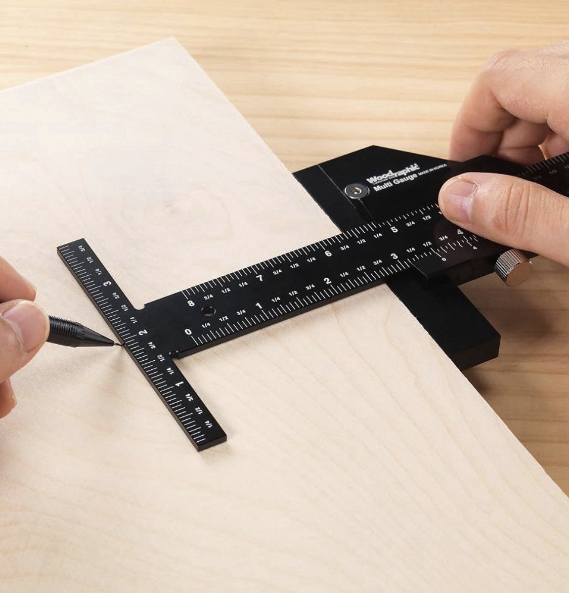 Woodraphic Multi Gauge 300 – Precision Scriber & Layout Tool - Metric 300 mm