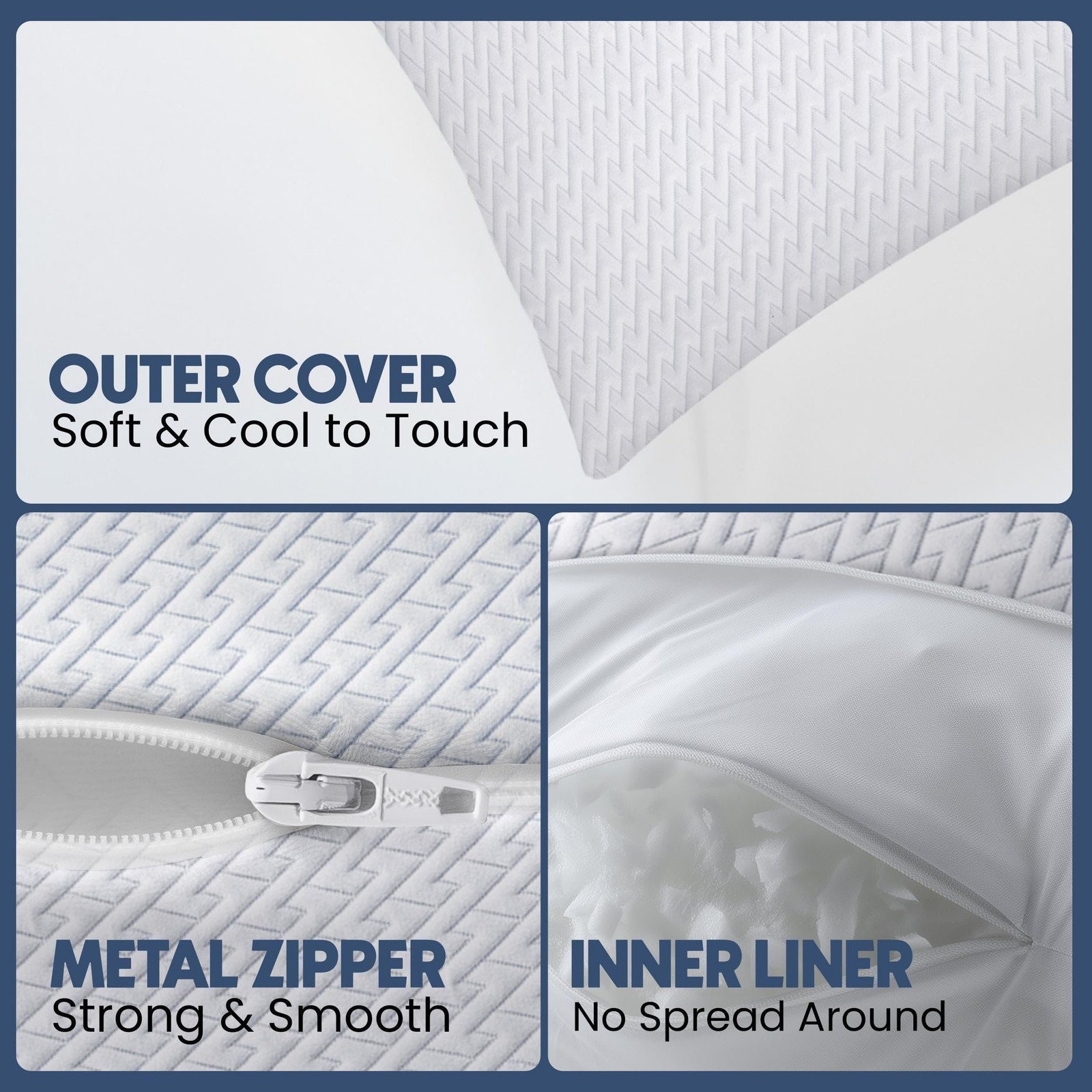 Utopia Bedding Shredded Memory Foam Pillows (King), Cooling Adjustable Bed...
