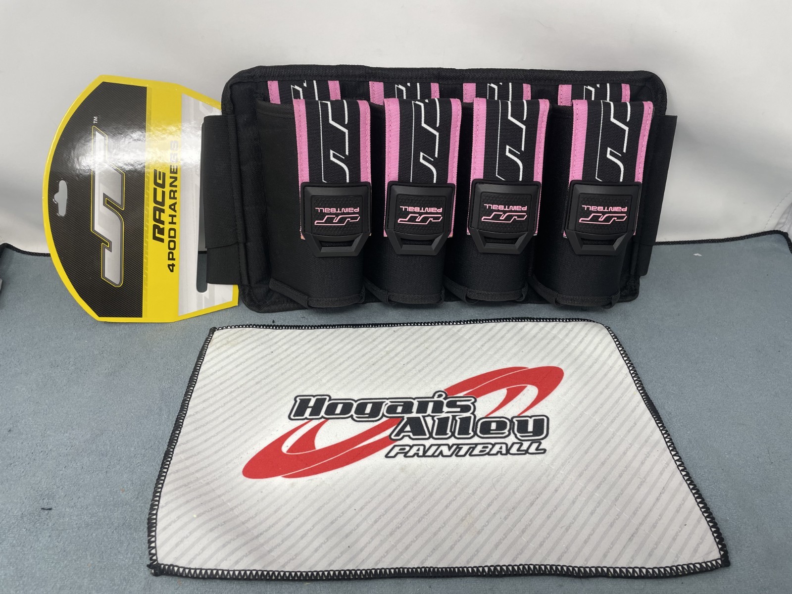 JT Race 4 Pod Paintball Pack/Harness (Opal)