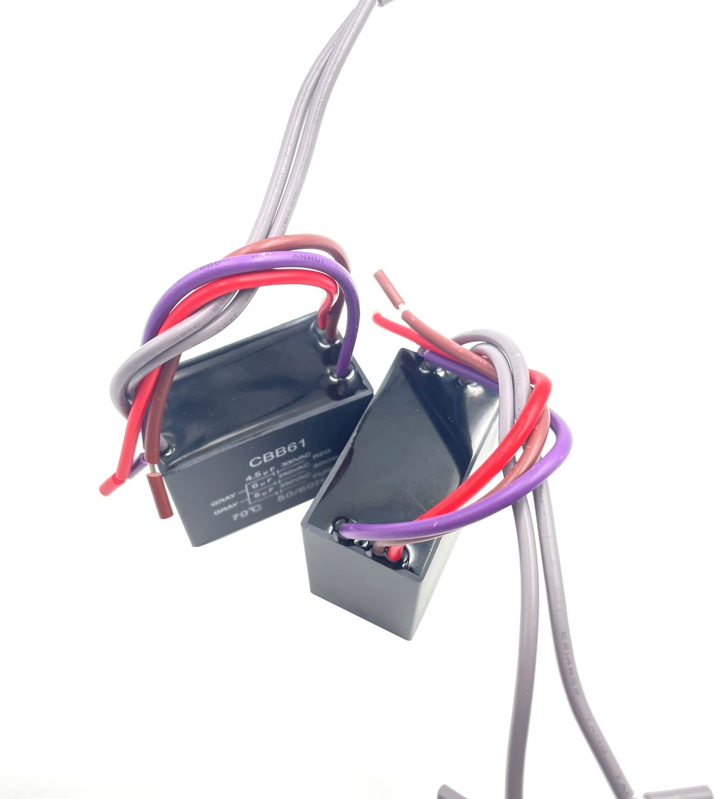 New 5 Wire Ceiling Fan Capacitor Replacement for New Tech CBB61, 250VAC 50/60...