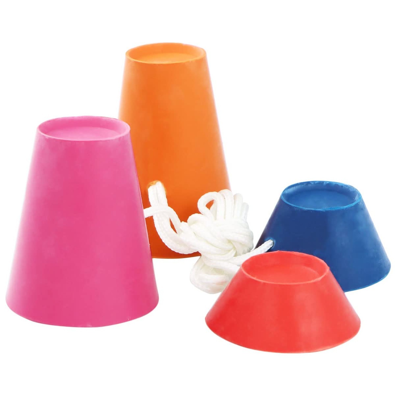 Rubber Winter Golf Tees Indoor Multi-Coloured with Different Heights -16 Pcs