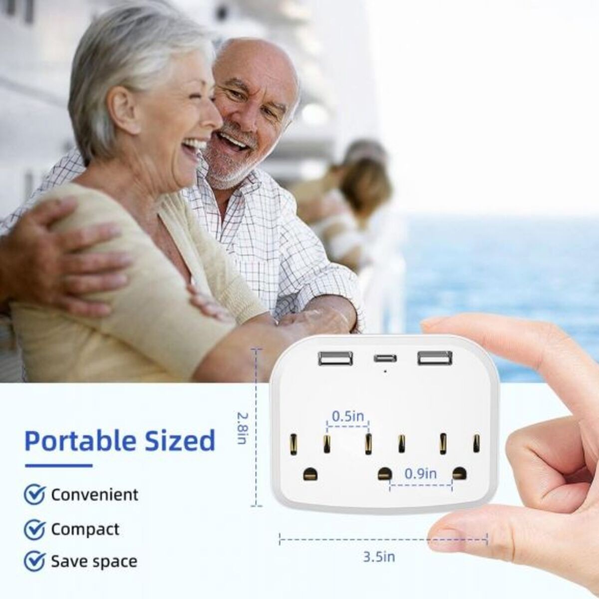 1pc Cruise Power Strip
