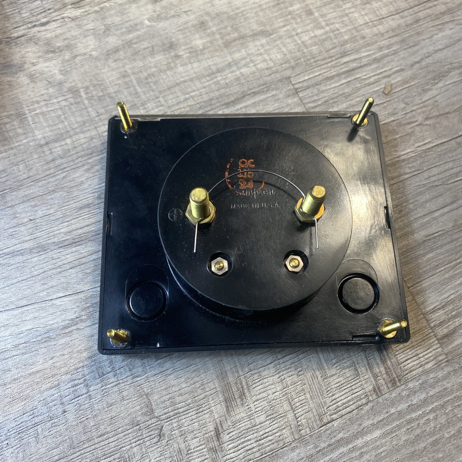 1329 Simpson Panel Meter 0-2 DC Amps (NOS)