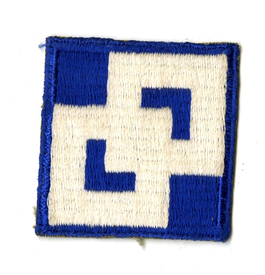 2nd Service Command White Back Patch New York New Jersey
