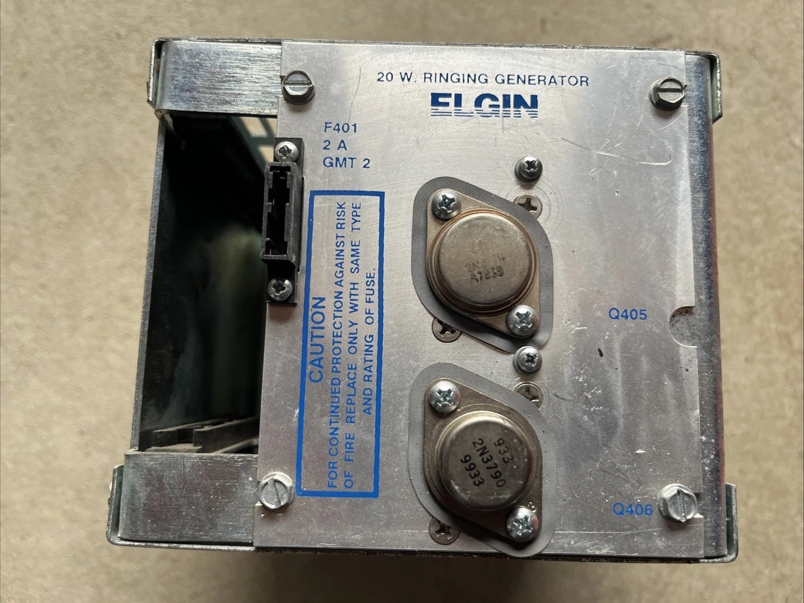 ELGIN RINGING GENERATOR # 15703-001 Used Qty-1 Not Tested - Guaranteed or Return
