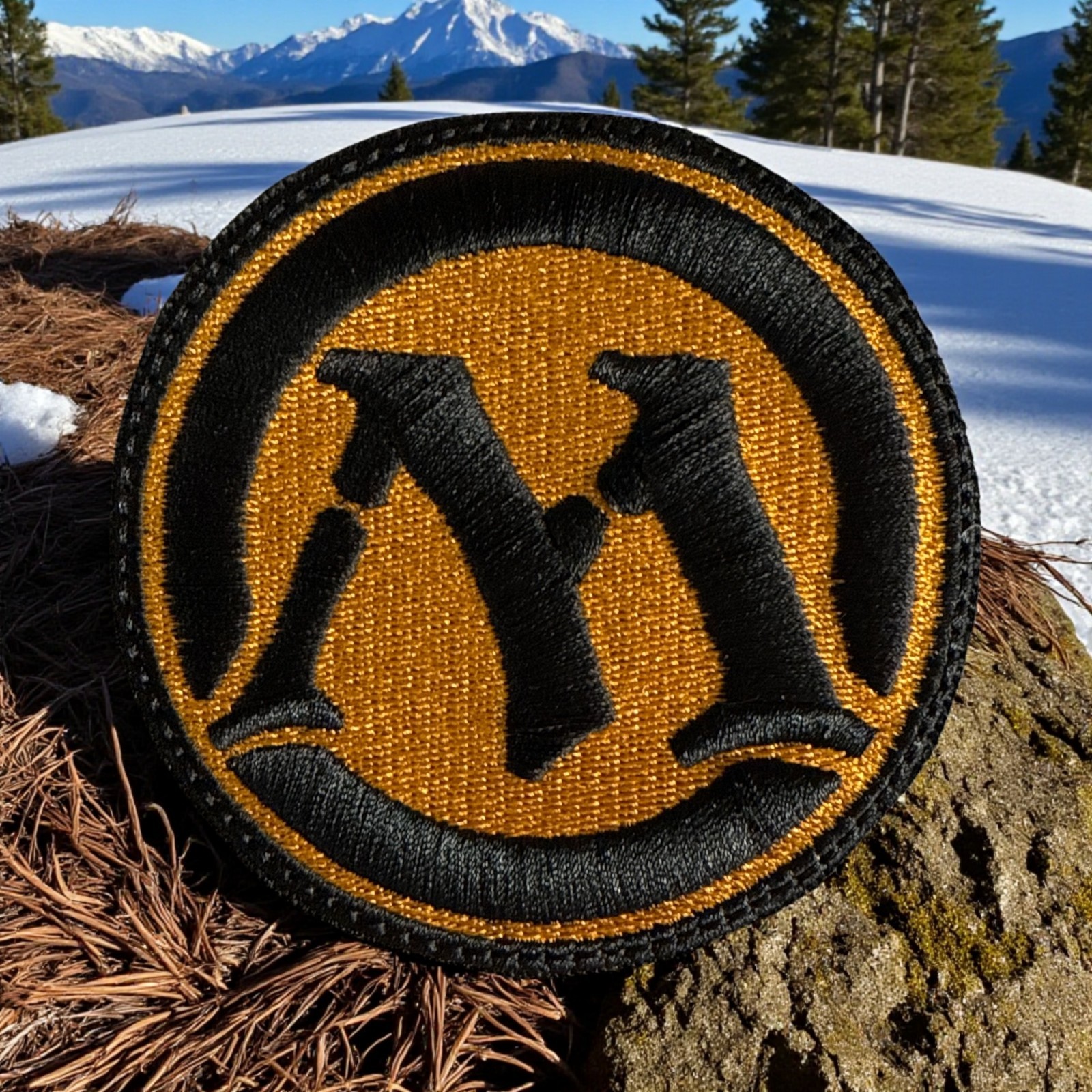 Magic the Gathering M Logo Embroidery Patch Multi Sizes 3.5" - 5"