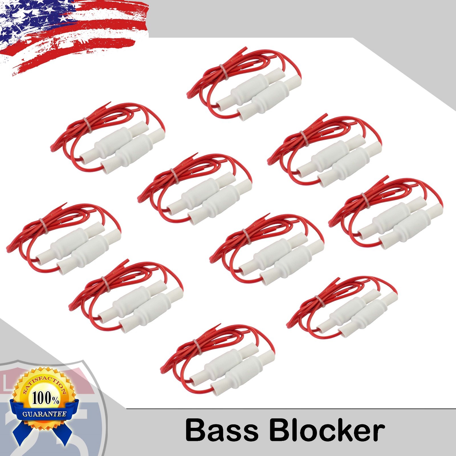 10 Pair 10% Bass Blocker Capacitor 14 uF 50 Volts 2800 Hertz 4 Ohm Non-Polar Cap