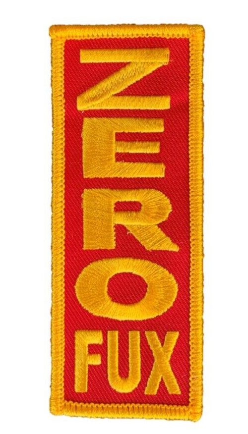 Zero FUX Patch Red and Gold