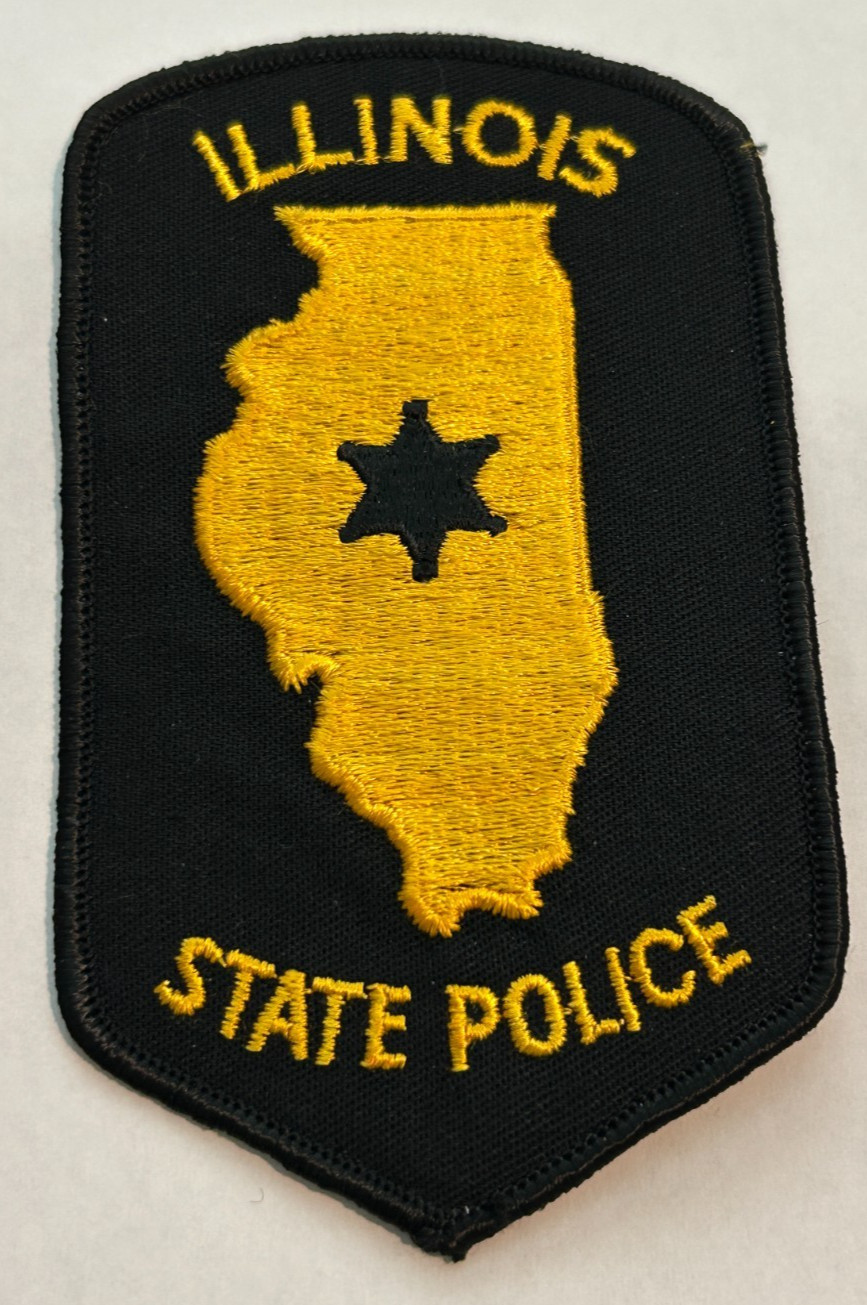 Vintage Ilinois State Police Small Center Star Patch Unused