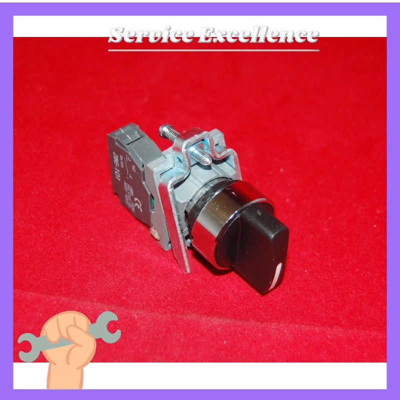 XB4BD41 22mm Metal Momentary Selector switch 2 Position Fits Select Switch 1NO