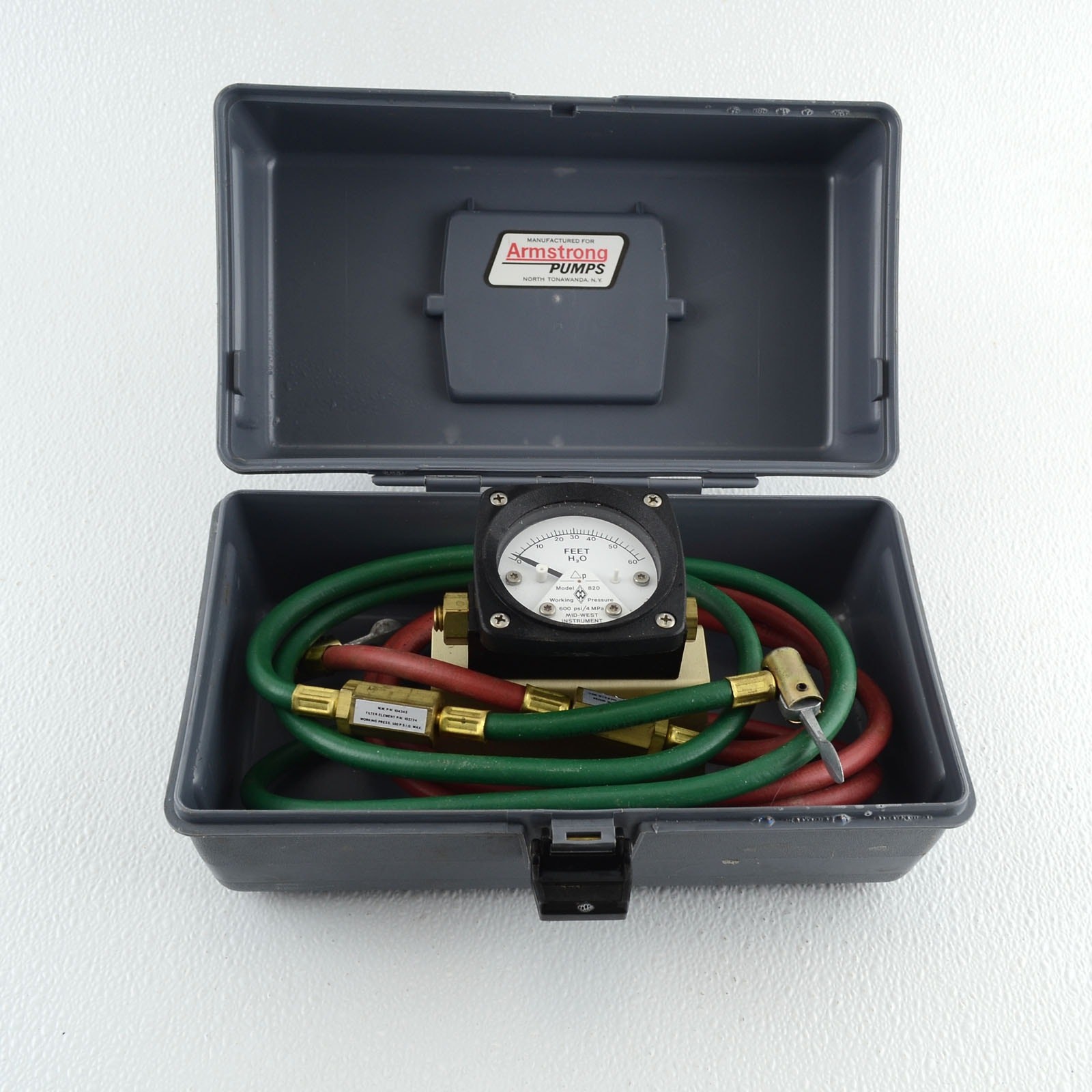 Armstrong Pumps Model 820 Differential Pressure Flow Tester – Mid-West Inst