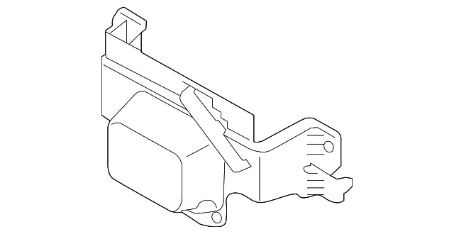 Genuine Mazda Radiator Support Bracket BHN9-50-1C0A