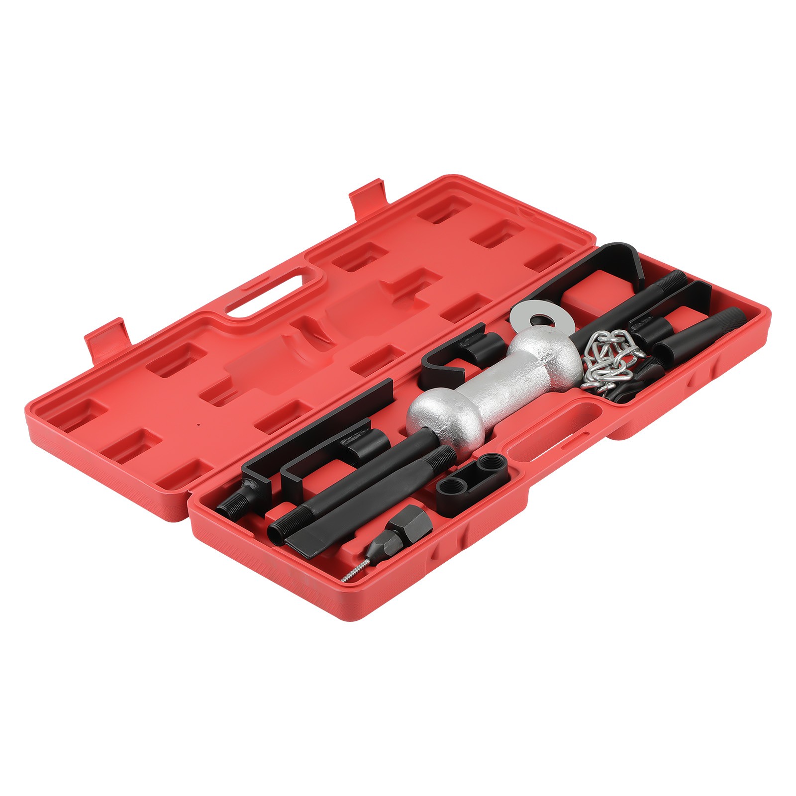 Slide Hammer Dent Puller Auto Body Repair Bearing Axle Remover Hex Nut Tool Kit